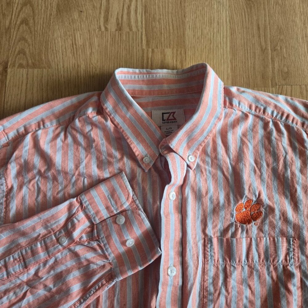 Cutter‎ & Buck Clemson Tigers Button Down Shirt